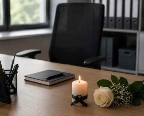 Trauer am Arbeitsplatz: Wenn ein Kollege stirbt